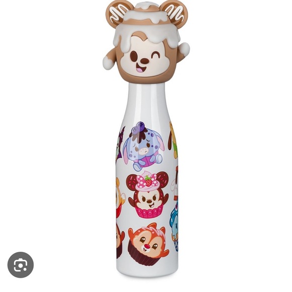 Disney Other - Disney Munchling Water Bottle & Cinnamon Mickey Topper NWOT